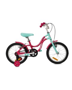 Велосипед IceBerry 16 розовый голубой PR16IBPB Пифагор