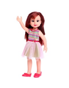 Кукла классическая Кристина в платье Кнр