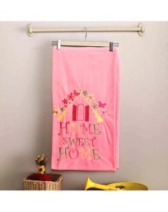 Плед велсофт Sweet Home pink 80x120 см Kidboo