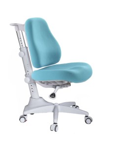 Детское кресло Match Y 528 цвет обивки голубой цвет каркаса серый Mealux