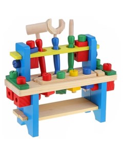 Набор инструментов Верстак плотника 16 деталей Wooden toys