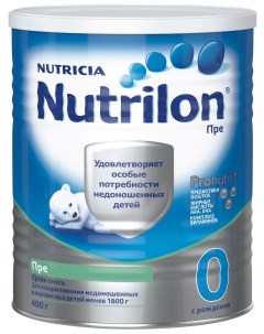 Молочная смесь Pre 0 от 0 до 6 мес 400 г Nutrilon