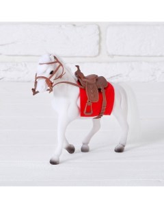Лошадь флок с аксессуарами МИКС Bazar