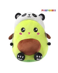 Мягкая игрушка Авокадо в шапочке панда 24 см Pomposhki