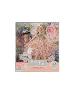 Кукла Эмили Розовая с аксессуарами 30 см Junfa toys