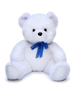 Мягкая игрушка Медвежонок Стив цвет белый 45 см Rabbit