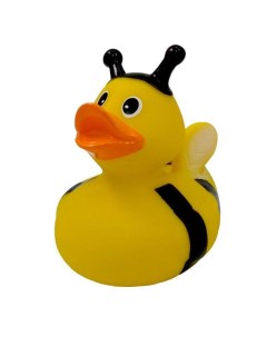 Игрушка для ванны сувенир Пчелка уточка 1890 Funny ducks