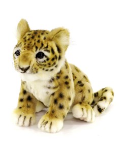 Реалистичная мягкая игрушка Детеныш леопарда 25 см c хвостом Hansa creation