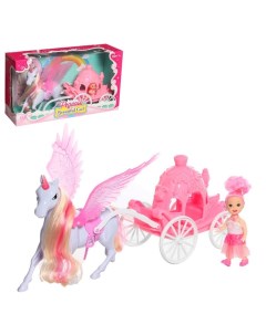 Карета для кукол Сказка с куклой Pegasus
