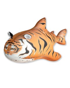 Мягкая игрушка антистресс Тигр Акула большой Штучки, к которым тянутся ручки