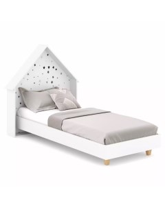 Кровать для детей c изголовьем белая by Hommy White Mr.doors