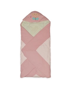 Одеяло конверт Цветок летнее розовое 90х90 см Baby fox