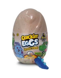 Мягкая игрушка Crackin Eggs динозавр Парк динозавров 12 см SK014D2 разноцветный Crackin' eggs