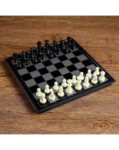 Настольная игра 3 в 1 Классика шахматы шашки нарды магнитная доска 25 х 25 см Nobrand