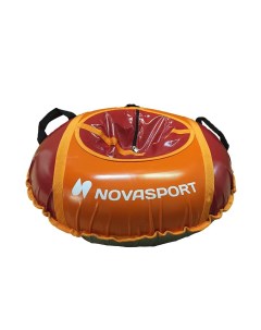 Тюбинг красный оранжевый без камеры 90 см Novasport