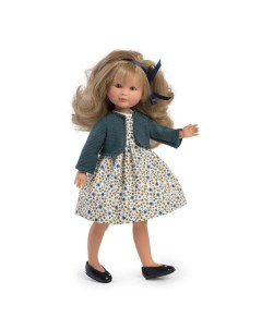 Кукла Селия 30 см в платье и изумрудном болеро Asi