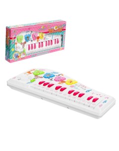Игрушка музыкальная Пианино Зоопарк 24 клавиши световые и звуковые эффекты Nobrand