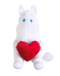 Мягкая игрушка Муми тролль с сердцем 27 см Moomin