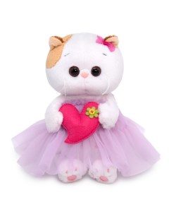 Мягкая игрушка Ли Ли Baby в платье с сердечком 20 см Budi basa