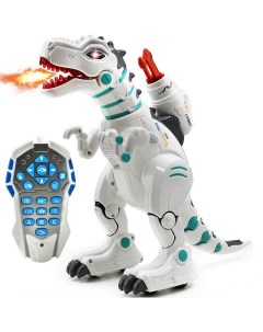 Радиоуправляемый интерактивный динозавр стреляет ракетами дышит паром 88002 Yearoo toy