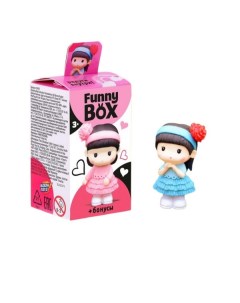 Фигурка Funny Box Девочка с мишкой Woow toys