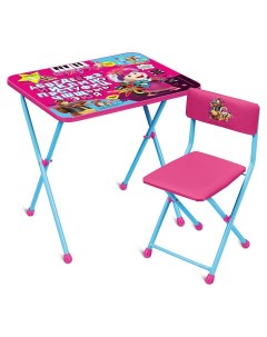 Комплект детской мебели Маша и Медведь Музыкальный хит со столом и стулом Nika
