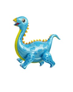 Шар ходячая фигура Динозавр Стегозавр 91 см голубой Веселая затея