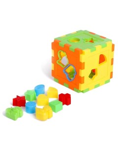 Развивающая игрушка сортер Куб со счётами Sima-land