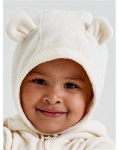 Шапочка шлем шапка детская флисовая milky р 80 86 89019 м 80 86 Happy baby