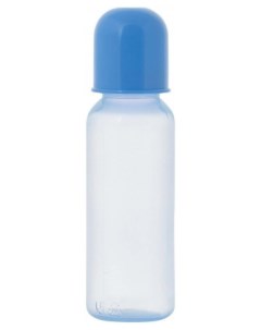 Бутылочка цветная с силиконовой соской 250 мл в ассортименте Курносики