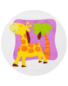 Мини коврик для ванной Kids Collection Жирафик На присосках 6 шт Valiant