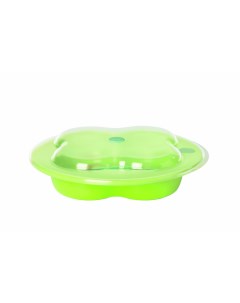 Тарелка с крышкой зеленая Bebe confort