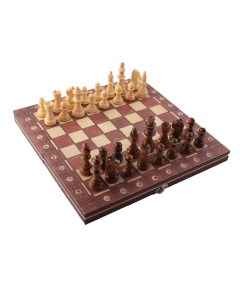 Шахматы магнитные деревянные Рыжий кот