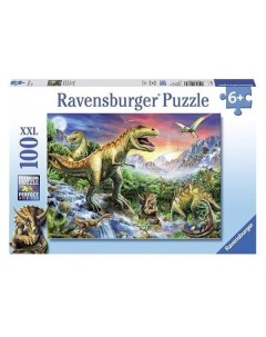 Пазл У динозавров 100 элементов Ravensburger