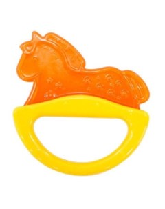Погремушка с эластичным прорезывателем Canpol арт 13 107 0м цвет желтый форма лошадка Canpol babies