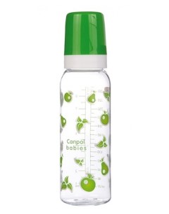 Бутылочка тритановая Canpol с силиконовой соской цвет зеленый 250 мл Canpol babies
