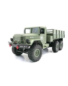 Радиоуправляемая машина военный грузовик зеленый 6WD 2 4G 1 16 KIT Wpl