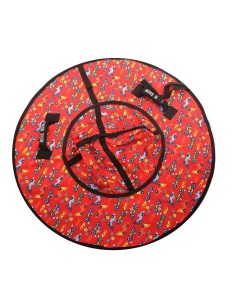 Санки надувные Тюбинг RT Гонки на красном диаметр 105 см R-toys