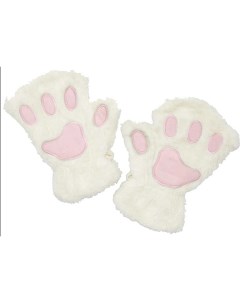 Митенки детские перчатки детские Kitten glov белый 14 Mr.sun