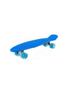 Скейтборд синий с голубыми колесами 66 см Полесье