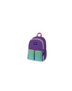 Рюкзак Color blocks Lilac mint 39 28 17см 2 отделения 4 кармана уплотненная Berlingo