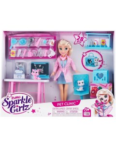 Кукла Sparkle Girlz Ветеринарная клиника Zuru