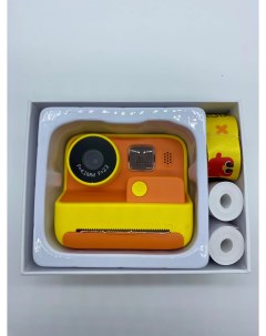 Детский фотоаппарат с моментальной печатью фотографий оранжевый Print camera