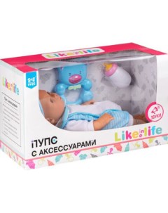 Кукла Like in life с аксессуарами и звуком 32 см S+s toys