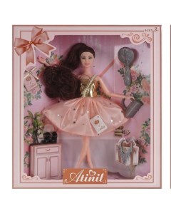 Кукла Junfa Atinil Мой розовый мир в платье со звездочками на юбке 28см Junfa toys