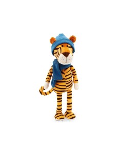 Мягкая игрушка Тигр Алекс в синей шапке 4с 2202 20В 4isto simvoli4eski