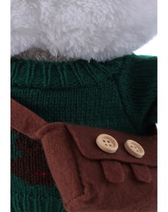 Мягкая игрушка Зайка зел свитер 30 см К8316 Kari kids