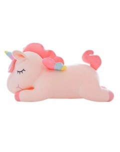 Мягкая игрушка подушка Спящий единорог 55 см розовый Best toys