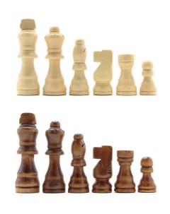 Шахматные фигуры деревянные большие Фабрика игр