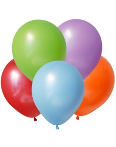 Воздушные шары Ассорти 10 шт Веселый праздник